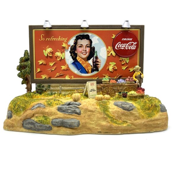 Coca-Cola Musical Fall Billboard Coin Bank Lights Up w/Instructions 1996 - Picture 5 of 11